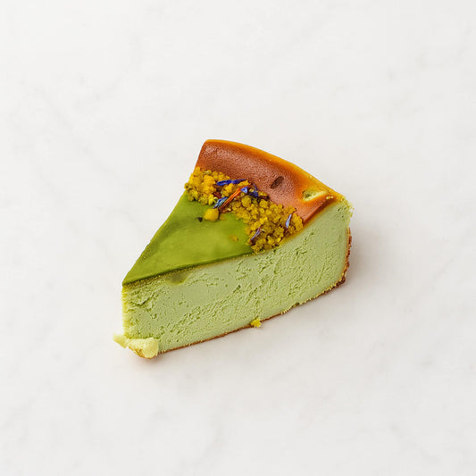 Pistachio Basque Cheesecake